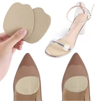 leather anti slip insoles for women shoes inserts stickers for high heels sandals non slip forefoot insert shoe foot cushion pad