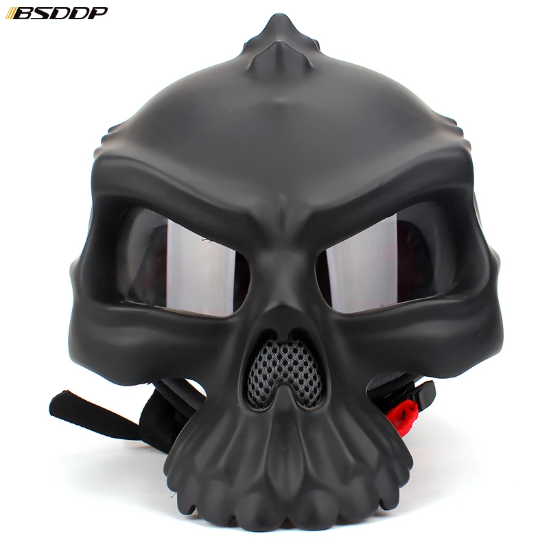 Motorcycle Helmet personality fashion Double Use Skull Half Face Helmets Capacetes Casco Retro Casque Ride safely | Автомобили и