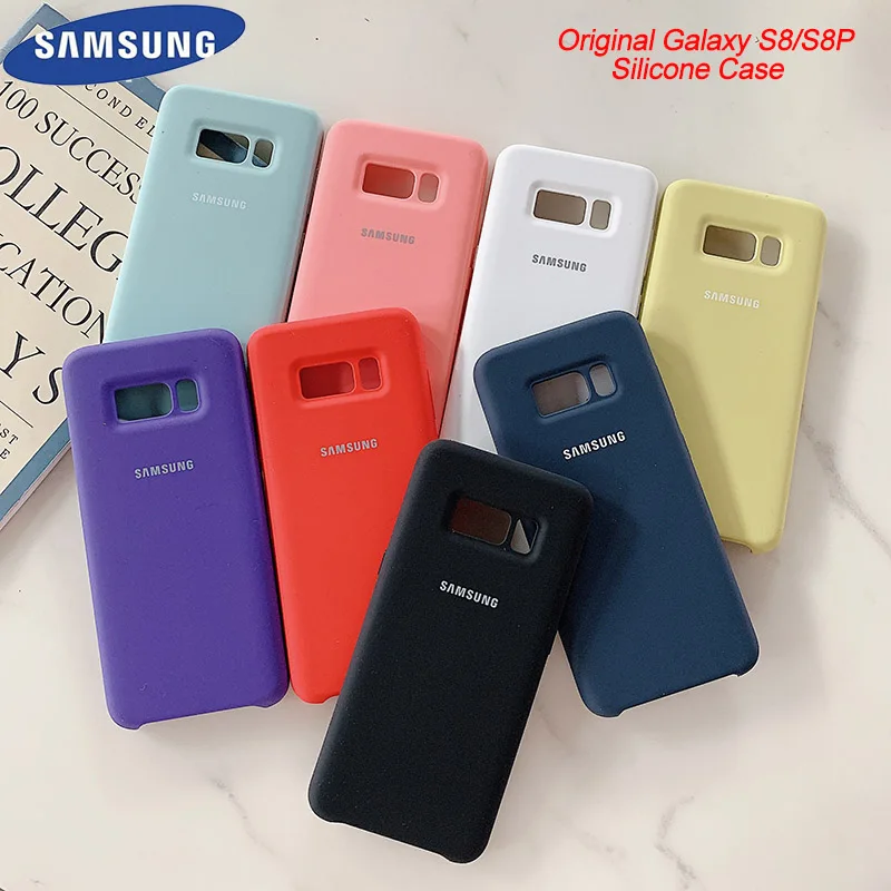Чехол накладка для Samsung Galaxy S8/S8 Plus шелковистый силиконовый|Бамперы| |