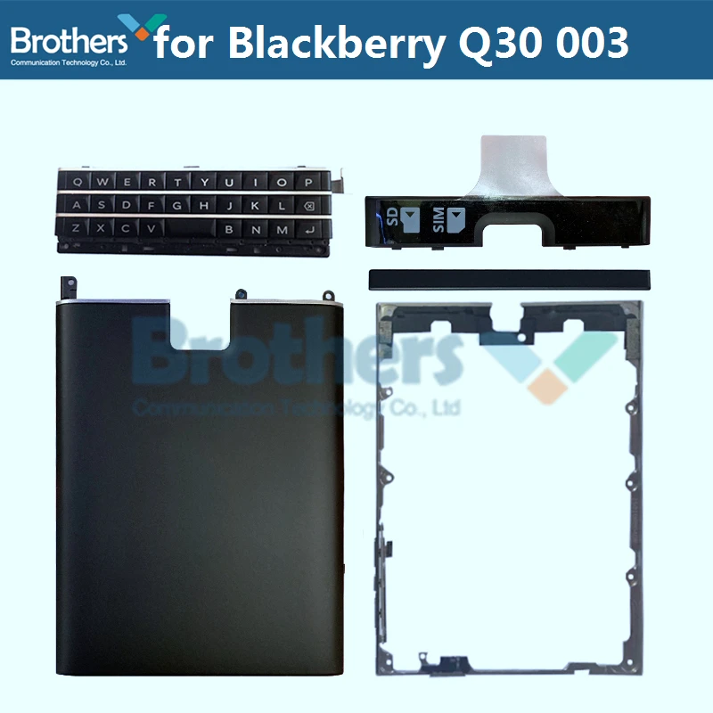 Задняя крышка для Blackberry Q30 корпус батарейного отсека верхний нижний задняя