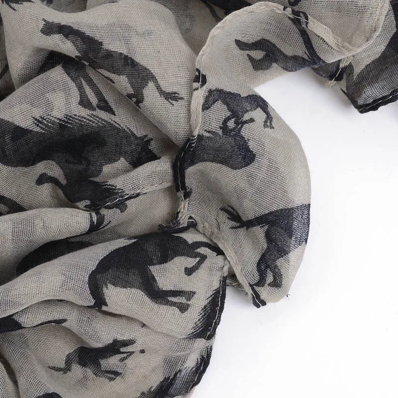 

New Women's Scarf Fall Printed Animal Pattern Scarf Warm Soft Muffler Fashion Accessories sjaal DO99