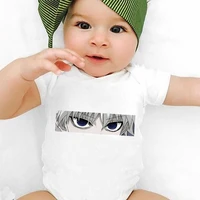 japanese style harajuku baby clothes anime comics print fashion newborn baby bodysuit streetwear baby boy romper summer 2021
