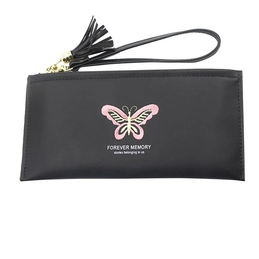 Женский короткий кошелек в стиле ретро на молнии простой модный