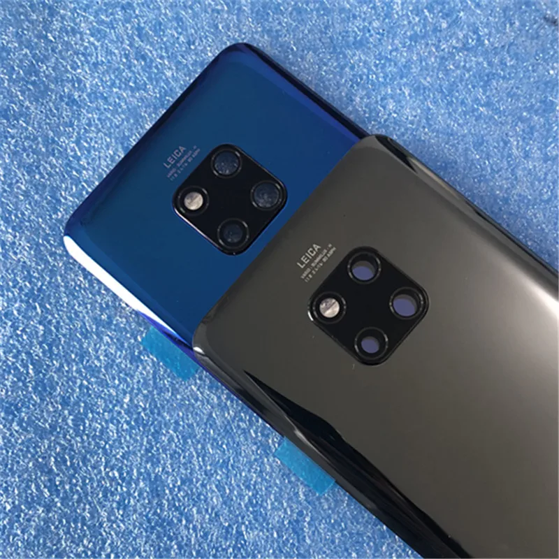 Для 6,3" huawei mate 20 Pro 3D стеклянная задняя крышка для батареи чехол Корпус+ рамка для камеры стеклянный объектив+ наклейка+ Инструменты