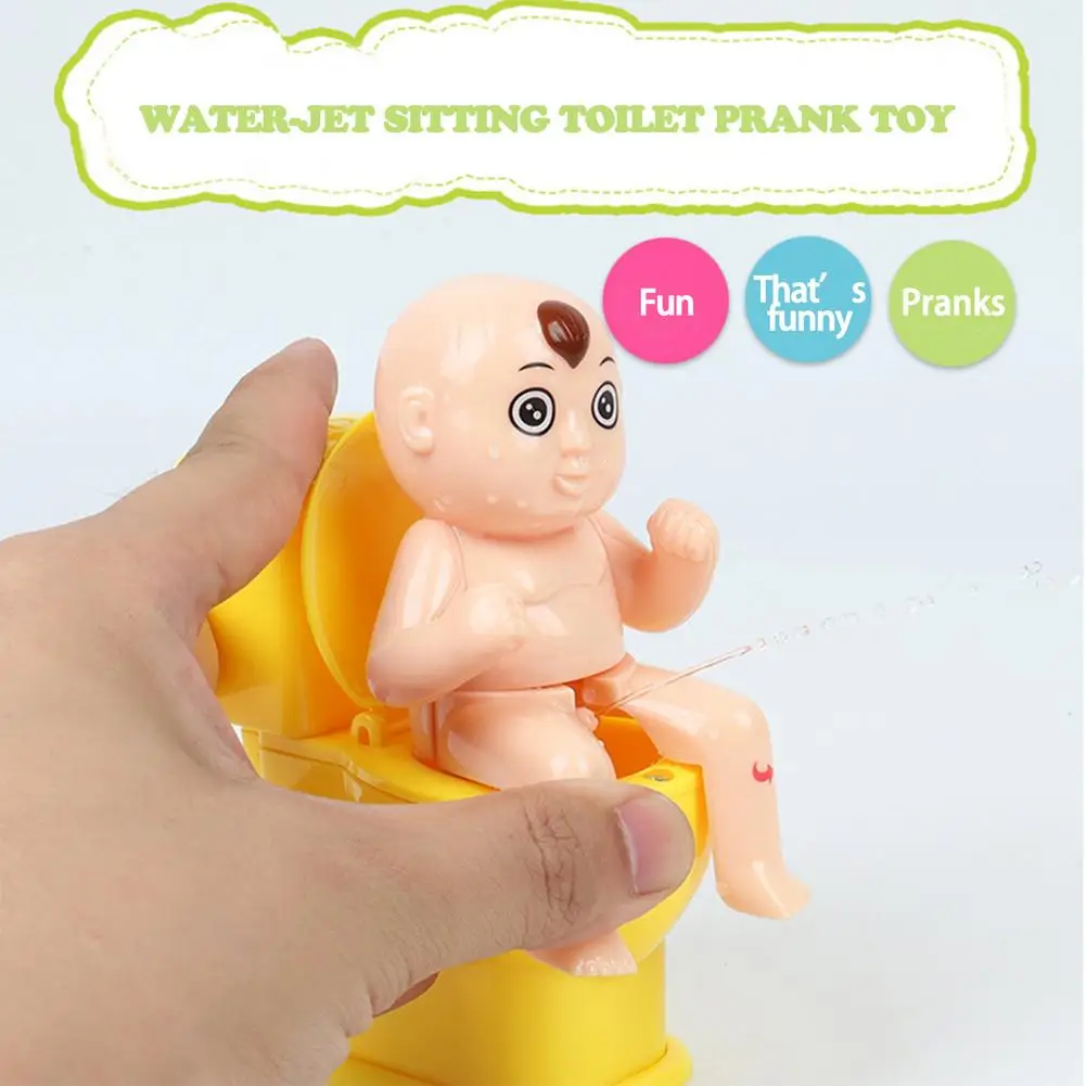 

2021 Trickery Water Jetting Water Spraying Toilet New Strange Toys Prank Children's Toys Funny Game Squirt Tricks Joke Toys Gift