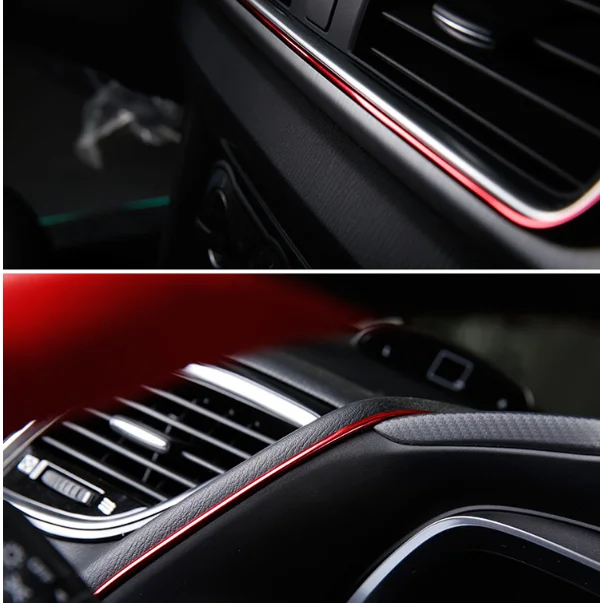 Декоративная лента для автомобиля гальваническая текстура декоративная линия