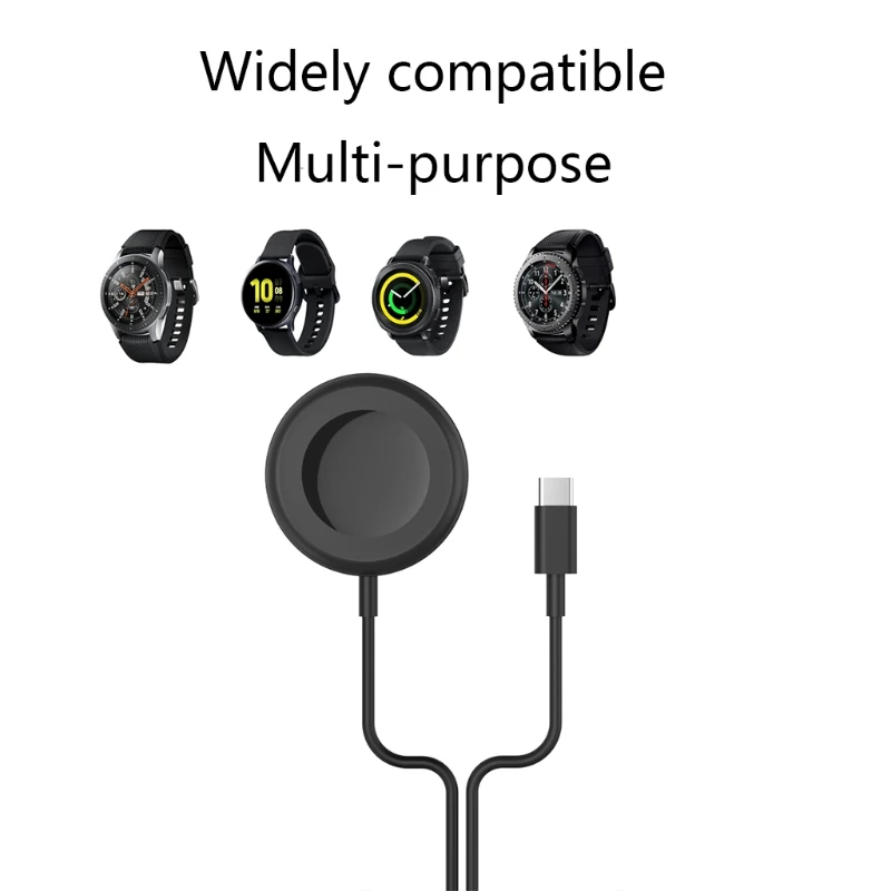 

Portable Magnetic Watch Charger Device Bracelet Charger Fast Charging Cable for S-amsung -Galaxy Watch 3/Active/Active 2