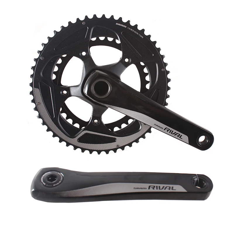 SRAM RIVAL 2x11 Speed 50x34T 52x36T 170 мм Дорожный велосипед шатун со звездами для велосипеда