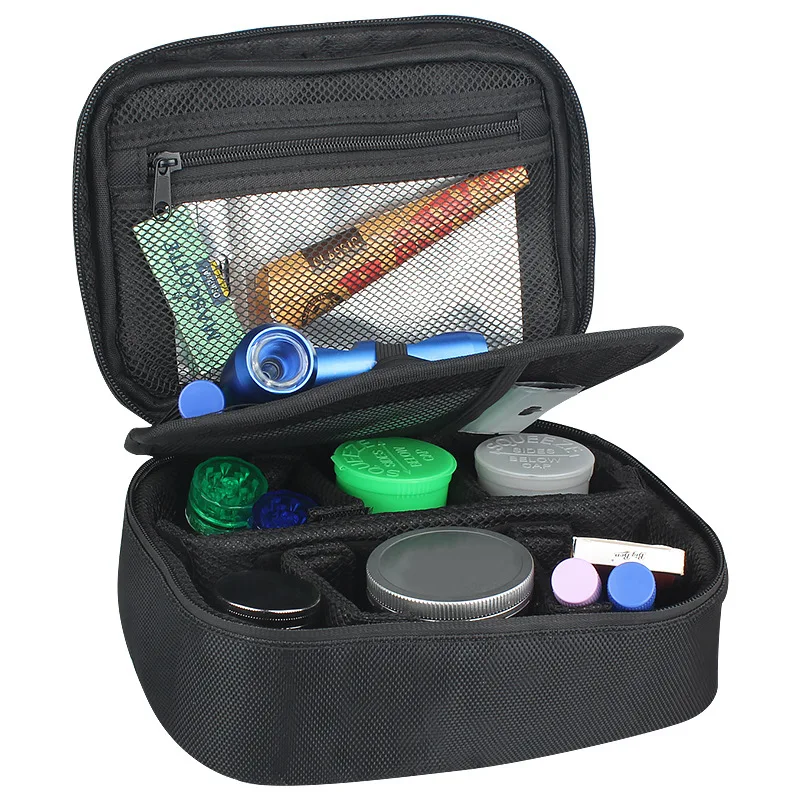 

Smell Proof Case Smoking Storage Bag With Combination Lock Container Tobacco Herb Weed Pouch Home Travel Carbon Lined Stash Bag