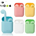 Беспроводные наушники i7Mini TWS 5,0, матовые наушники-вкладыши с зарядным боксом, гарнитура, наушники для телефона xiaomi, iphone, Bluetooth