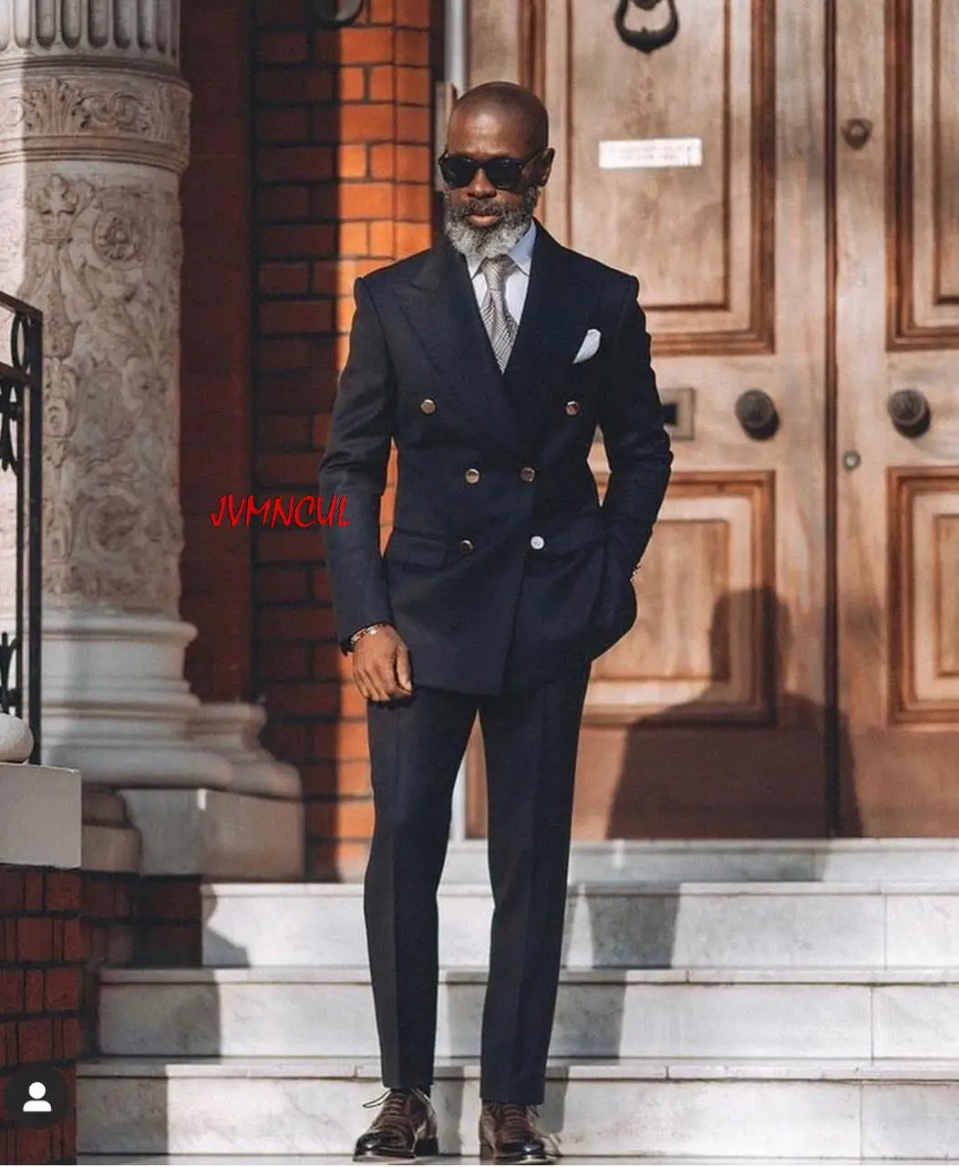 New Arrival Black Fashion Men Suits Peak Lapel Groom Tuxedos Costume Homme Wedding Terno Masculino Slim Fit 2 Pcs (Jacket+Pants) | Мужская
