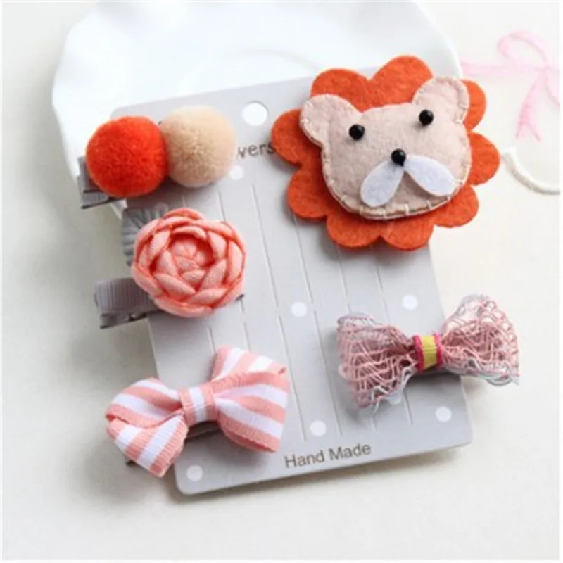 Новинка Комплект детской одежды на заколках Аксессуары для волос ручной работы с