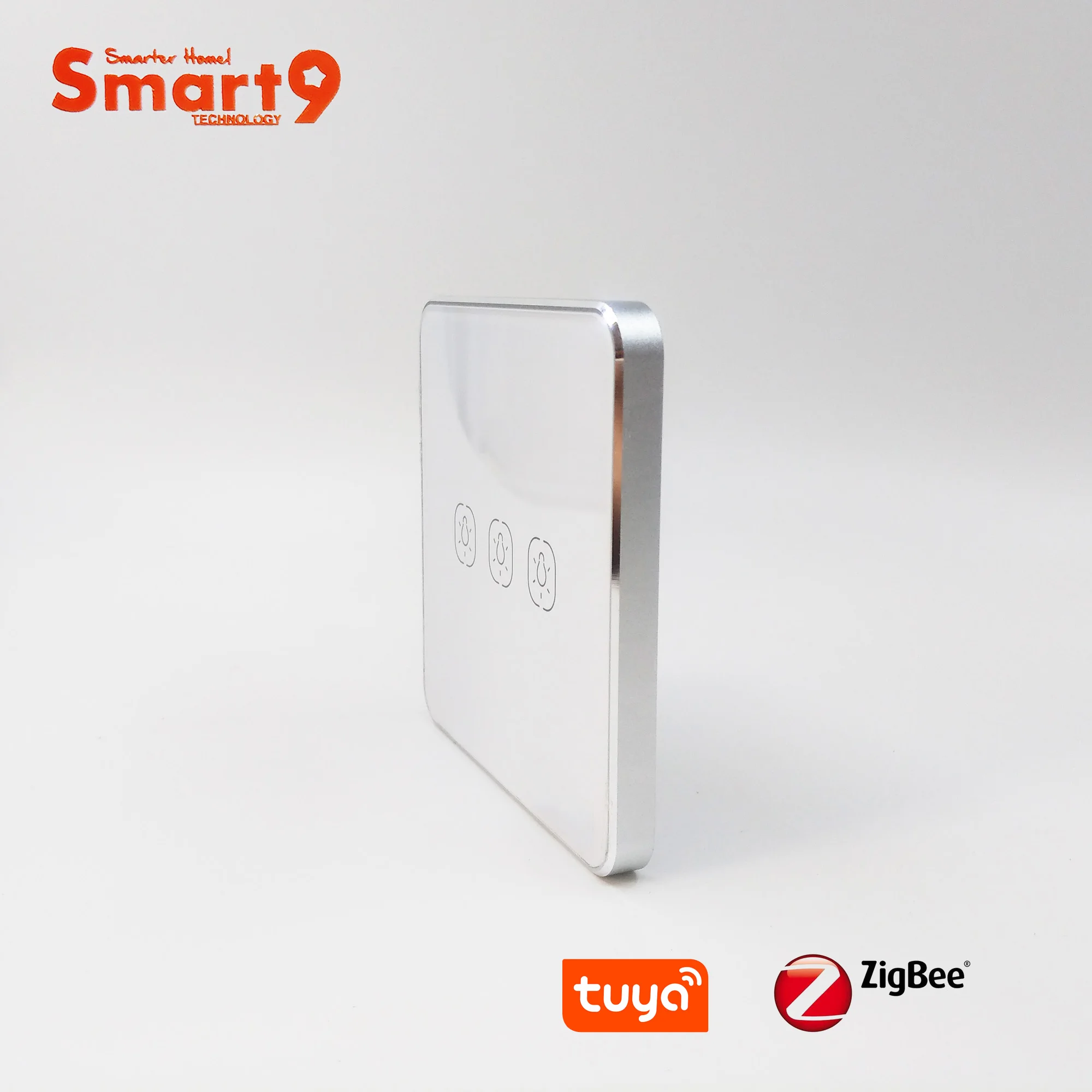 Переключатель аккумулятора Smart9 ZigBee работает с дозатором TuYa стикер сенсорным