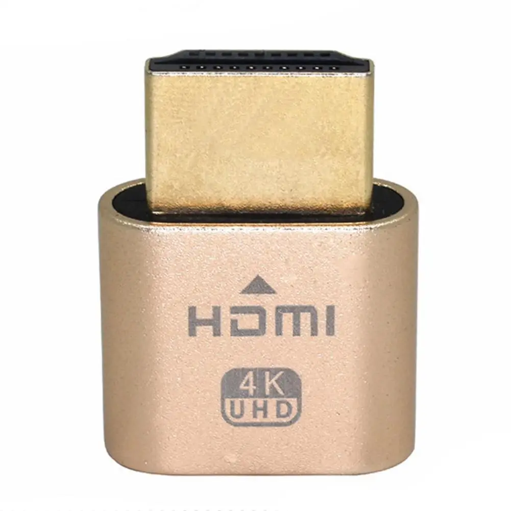 Адаптер Виртуального дисплея типа папа совместимый с HDMI поддерживает эмулятор
