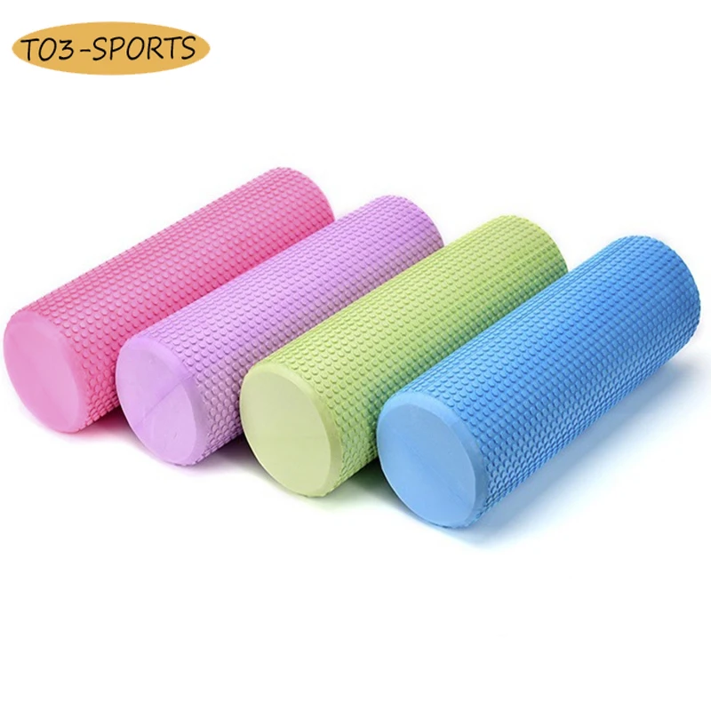 

60/45*15cm Solid Yoga Column EVA Fitness Pilates Yoga Foam Roller blocks Train Gym Massage Grid Point Therapy Physio Exercise