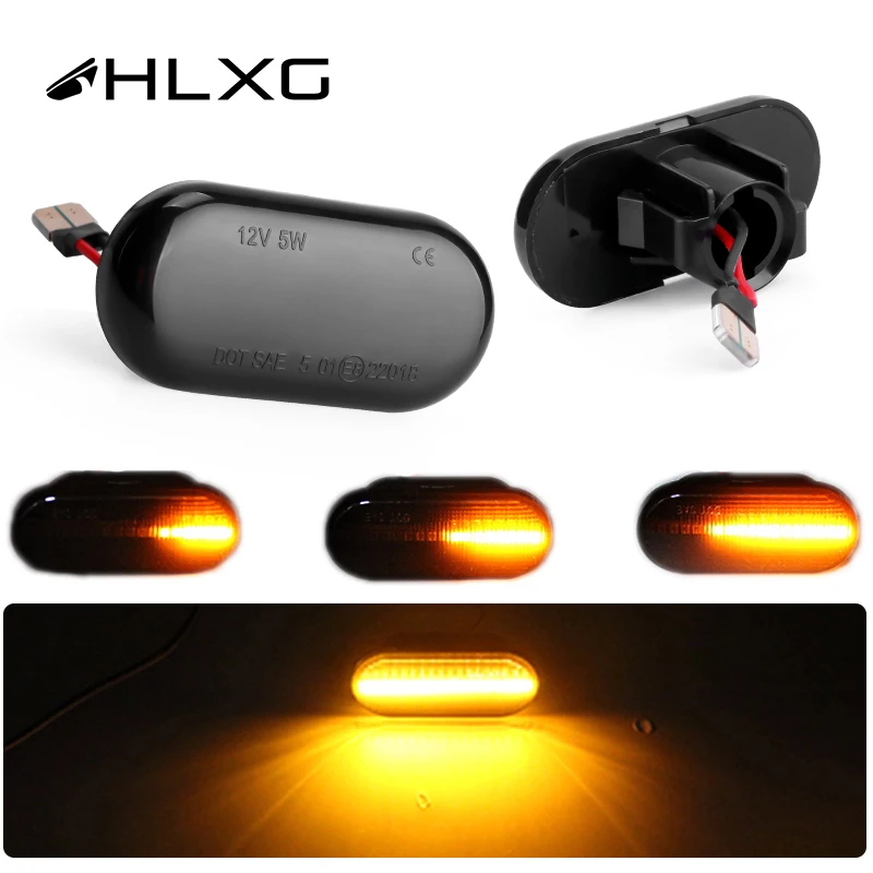 Светодиодный сигнальный указатель поворота динамический движущийся боковой