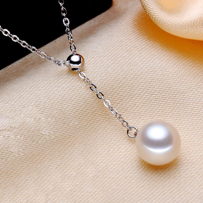 Женская цепочка с имитацией жемчуга под розовое золото | Украшения и аксессуары