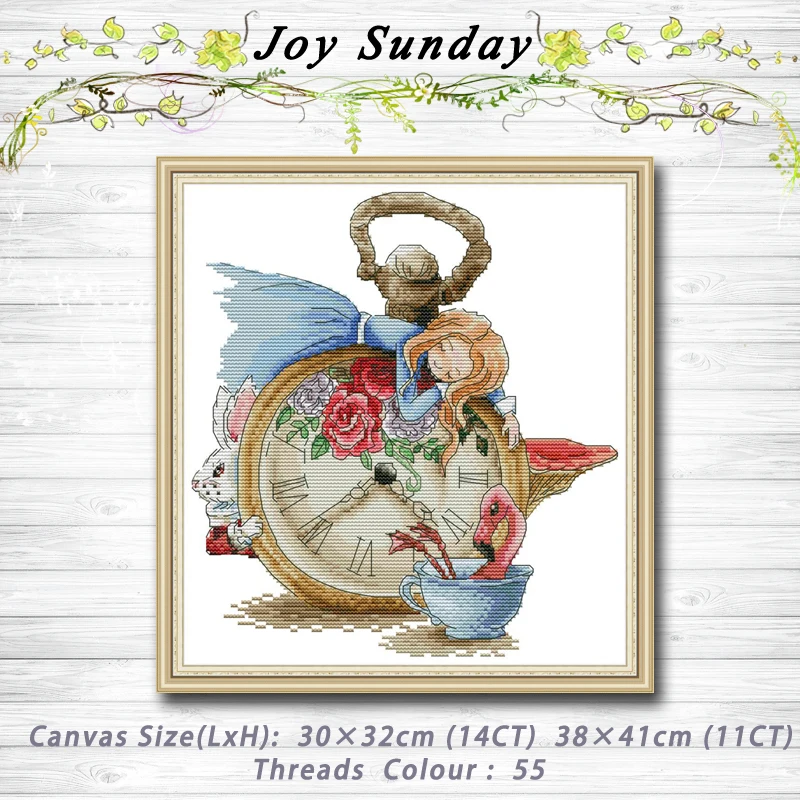 Набор для вышивания крестиком из мультфильма Спящая Алиса 14CT 11CT|Упаковка| |