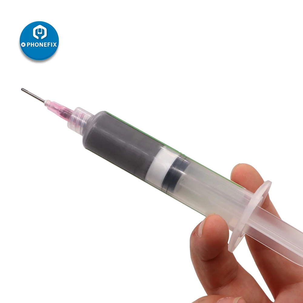 RELIFE RL-403 флюс паяльной пасты монтажная плата ремонт шприц 10CC Sn63/Pb37 20-38um без очистки этилированная паста