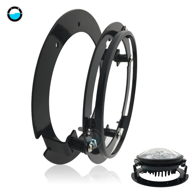 1 шт. хромированный/черный Кронштейн для фар 5 3/4 дюйма 75 мотоциклов фары дальнего