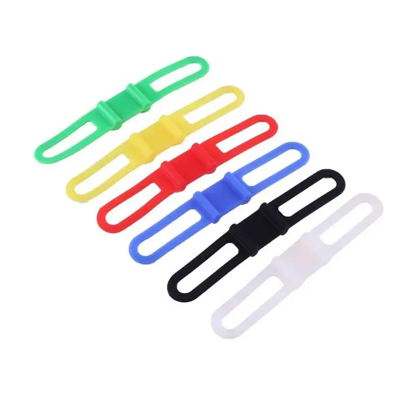 Эластичный бинт силиконовый ремень Горный Дорожный Велосипед фонарь фонарик