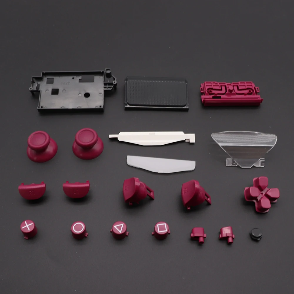 Полный корпус проводящий клей &amp D-Pad Circle Square R1 L1 R2 треугольник X набор кнопок для