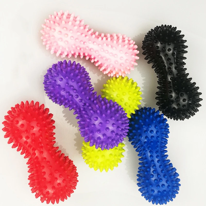 Фитнес-мяч для йоги массажер из ПВХ в форме арахиса снятия стресса всего тела рук