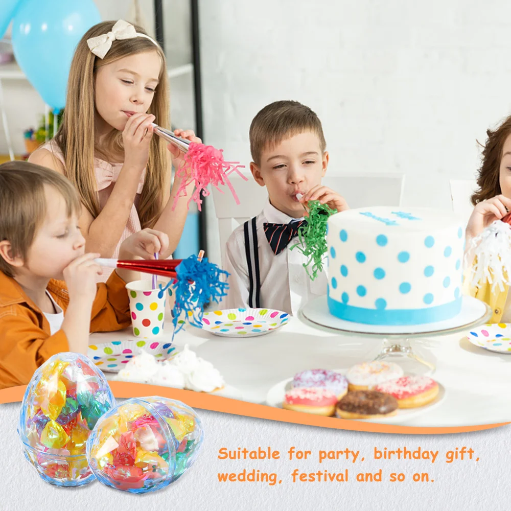 

24pcs Candy Boxes Round Lovely Candy Storage Case for Wedding Party