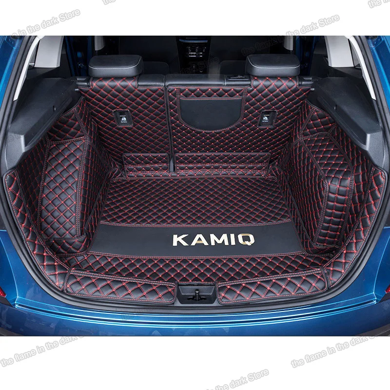

Кожаный коврик для багажника автомобиля Lsrtw2017 для Skoda Kamiq 2019 2020