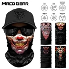 Дышащая Спортивная Бандана с черепом, шарф для рыбалки, велоспорта, походов, охоты, бега, скалолазания, катания на лыжах, маска на половину лица, повязка на голову для мужчин и женщин