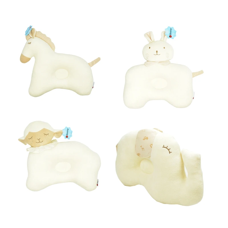 

Baby Animal Pillow 1PC Nursing Pillow Shaped Grooves Help Baby Fix Sleeping Position Cushion Prevent Flat Head Infant Sleep