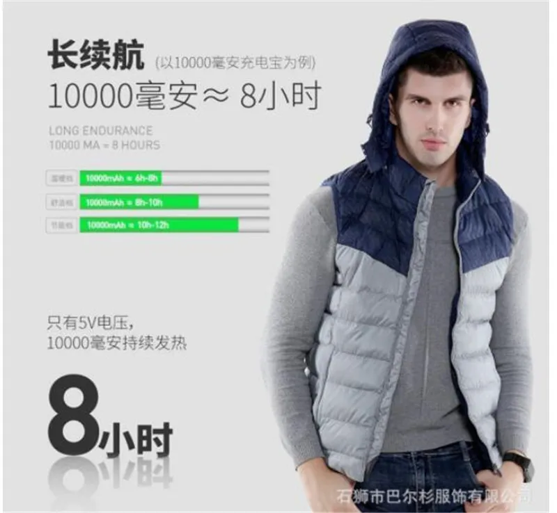 Мужская мотоциклетная куртка жилет из углеродного волокна с подогревом и USB