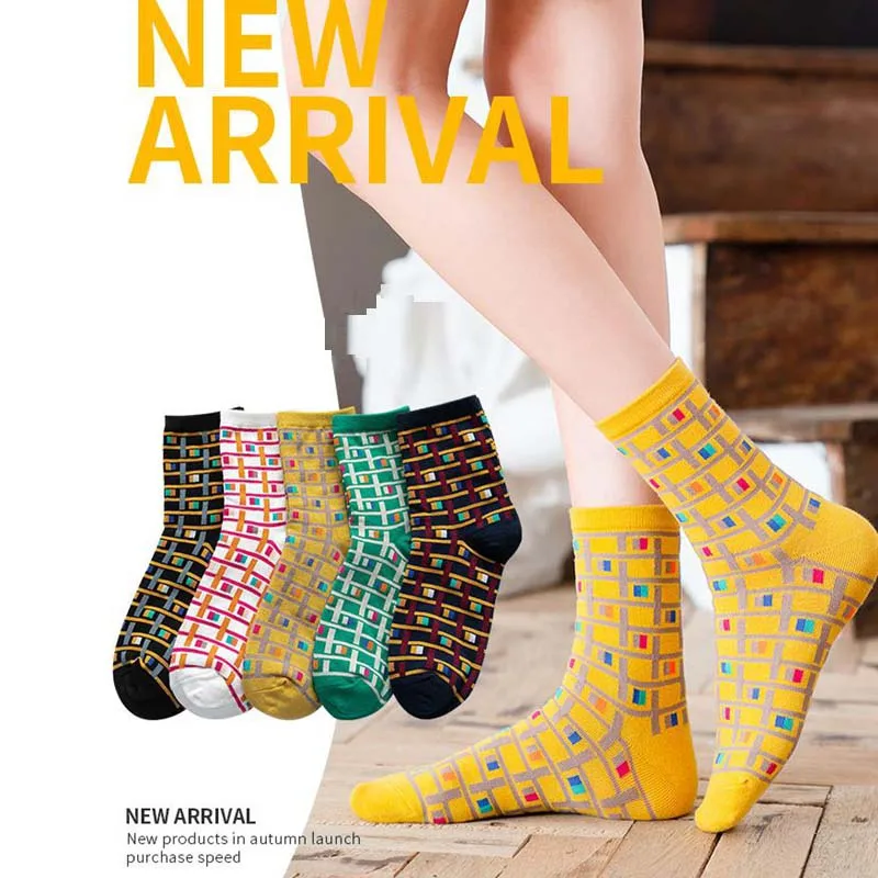 Новые модные кавайные носки Женская хлопковая обувь в японском стиле Харадзюку