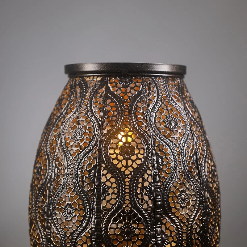 Strongwell в европейском винтажном стиле Железный подсвечник Фонарь металлический