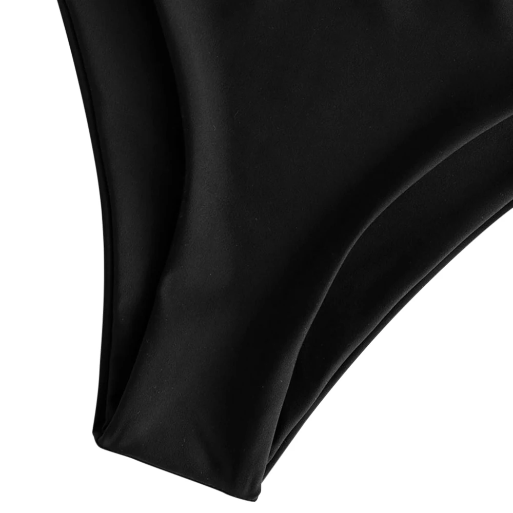 Женский купальный костюм в горошек на шнуровке | Женская одежда