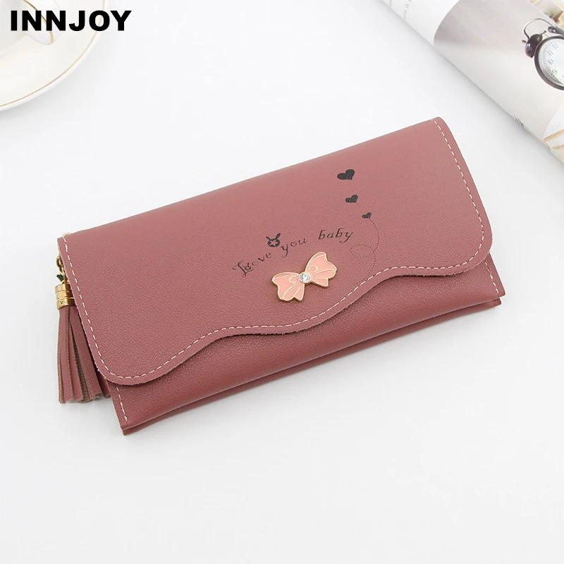 

2020 женский модный кошелек с украшением в виде банта, Женский Чехол для карт, мобильный телефон сумка, многофункциональный кошелек