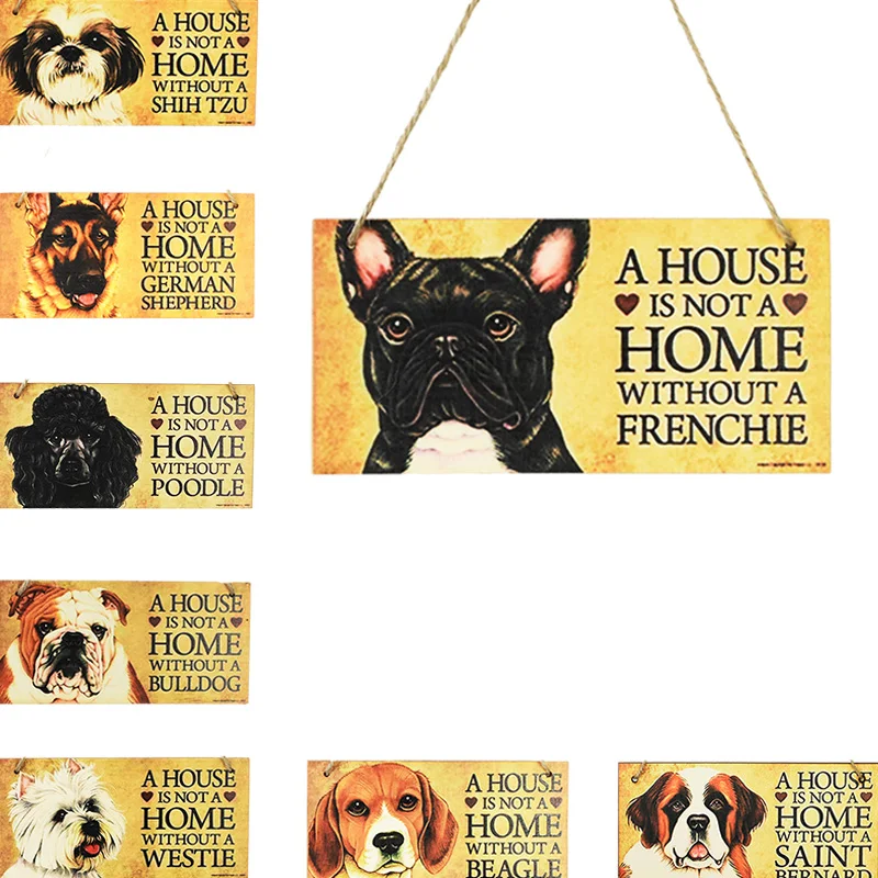 1 шт. прямоугольный деревянный подвесной жетон для собак|Украшения своими руками