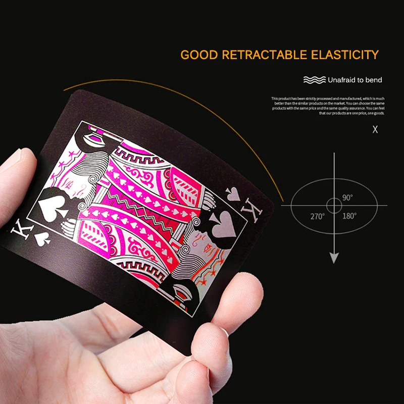 

55pcs Playing Card Waterproof Anti-Bent For Magic Party Fancy Shuffle Playing Cards Board Game Children Toy Entertainment