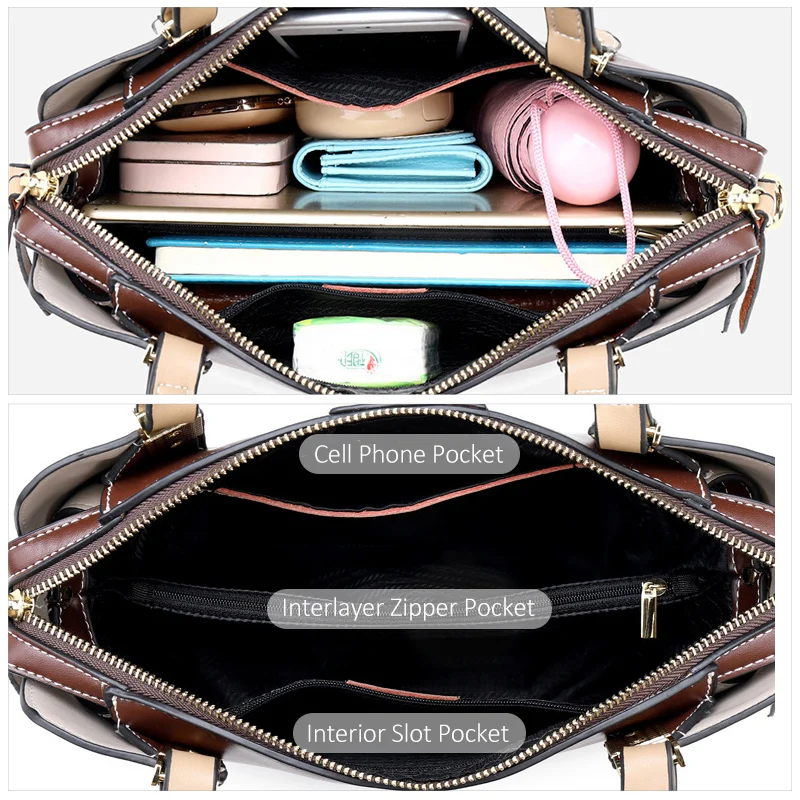 REALER роскошные сумки женские дизайнерские кожаные через плечо большие с верхней