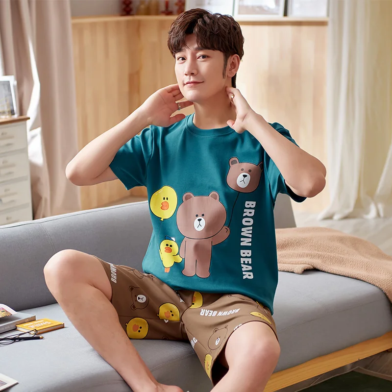 Японская мультяшная песня Новинка лета 2021 пижамные комплекты для пар пижама с