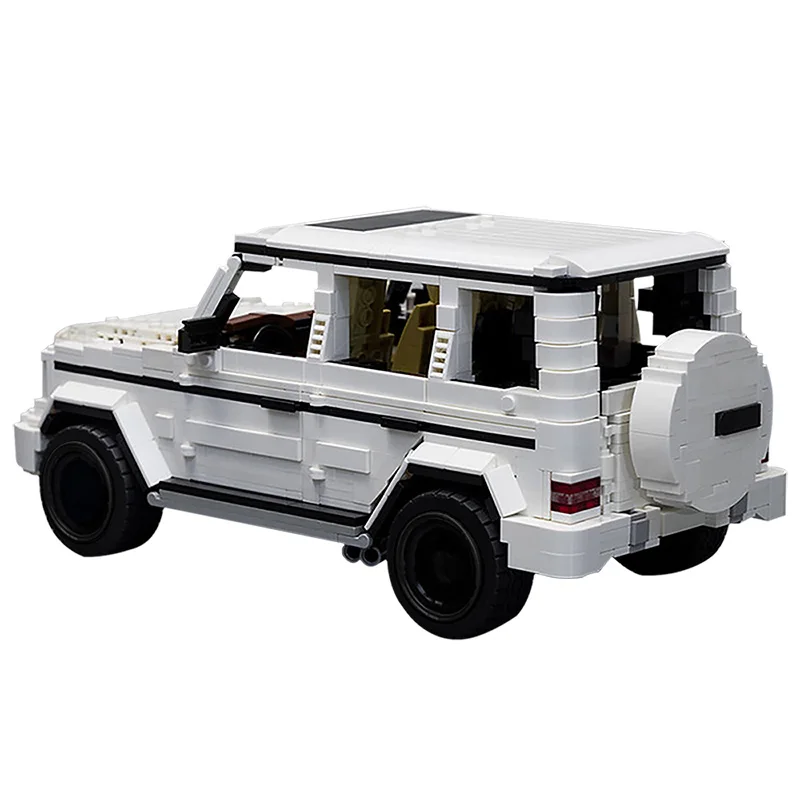 

MOC Famous Car Series Convertible Camp SUV Off-road Bricks Building High-Tech Compatible Education Toys for Boys Holiday Gifts