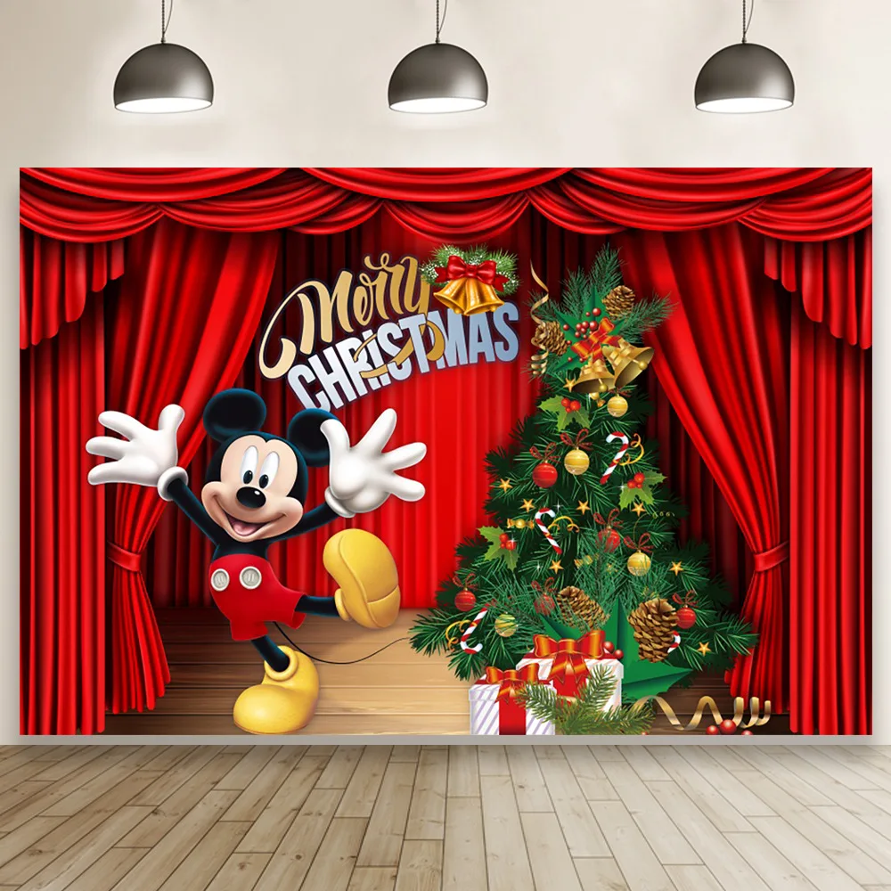 Студийный Виниловый фон для фотосъемки с изображением Диснея Минни Маус | Дом и