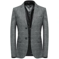 new men fashion business casual suit jacket wedding prom suit spring autumn luxury brand fashion slim blazers male size s 4xl