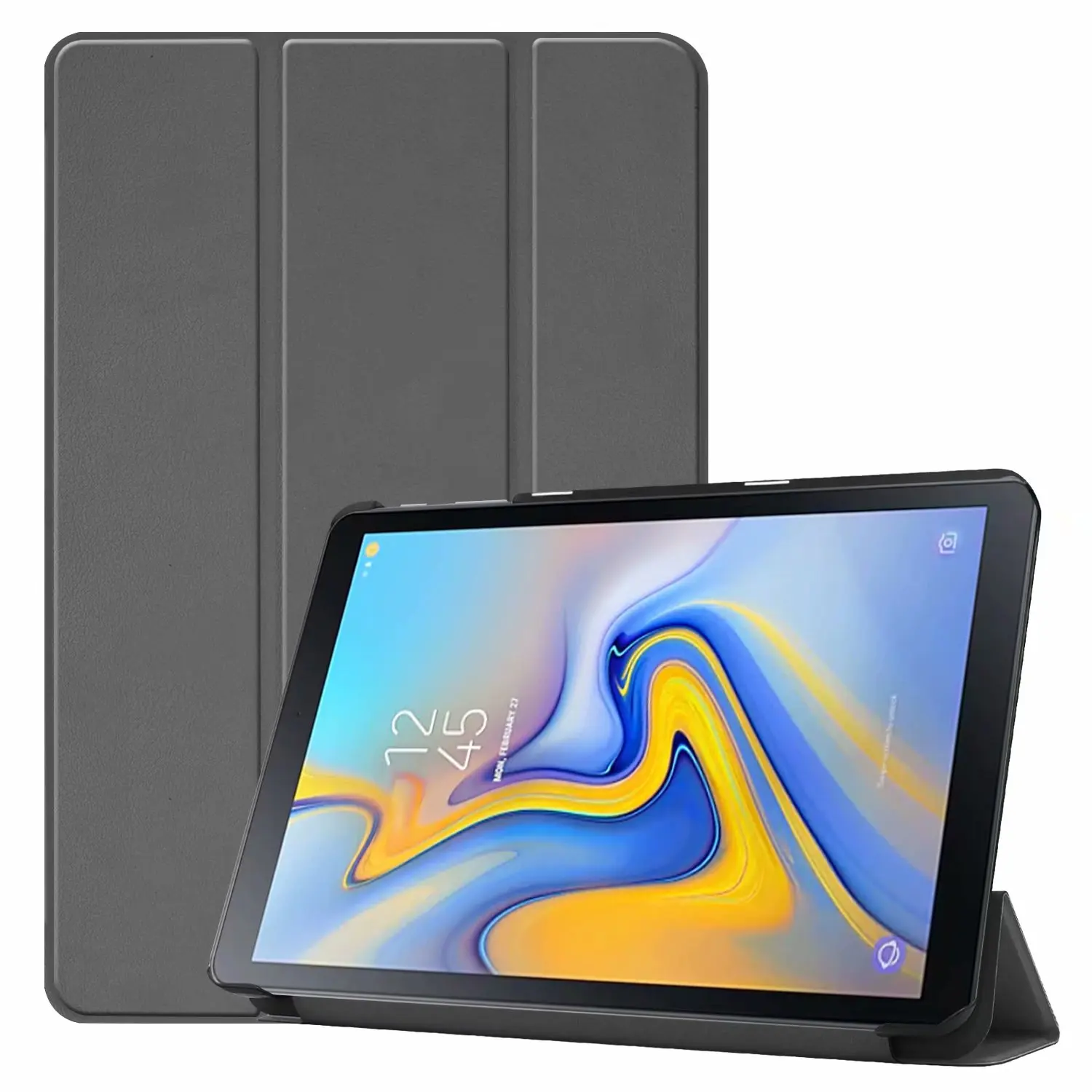 

Luxury Flip Magnetic Slim Trifold Stand PU Leather Cover Tablet Protective Case for Samsung Galaxy Tab Advanced 2 SM-T583 10.1"