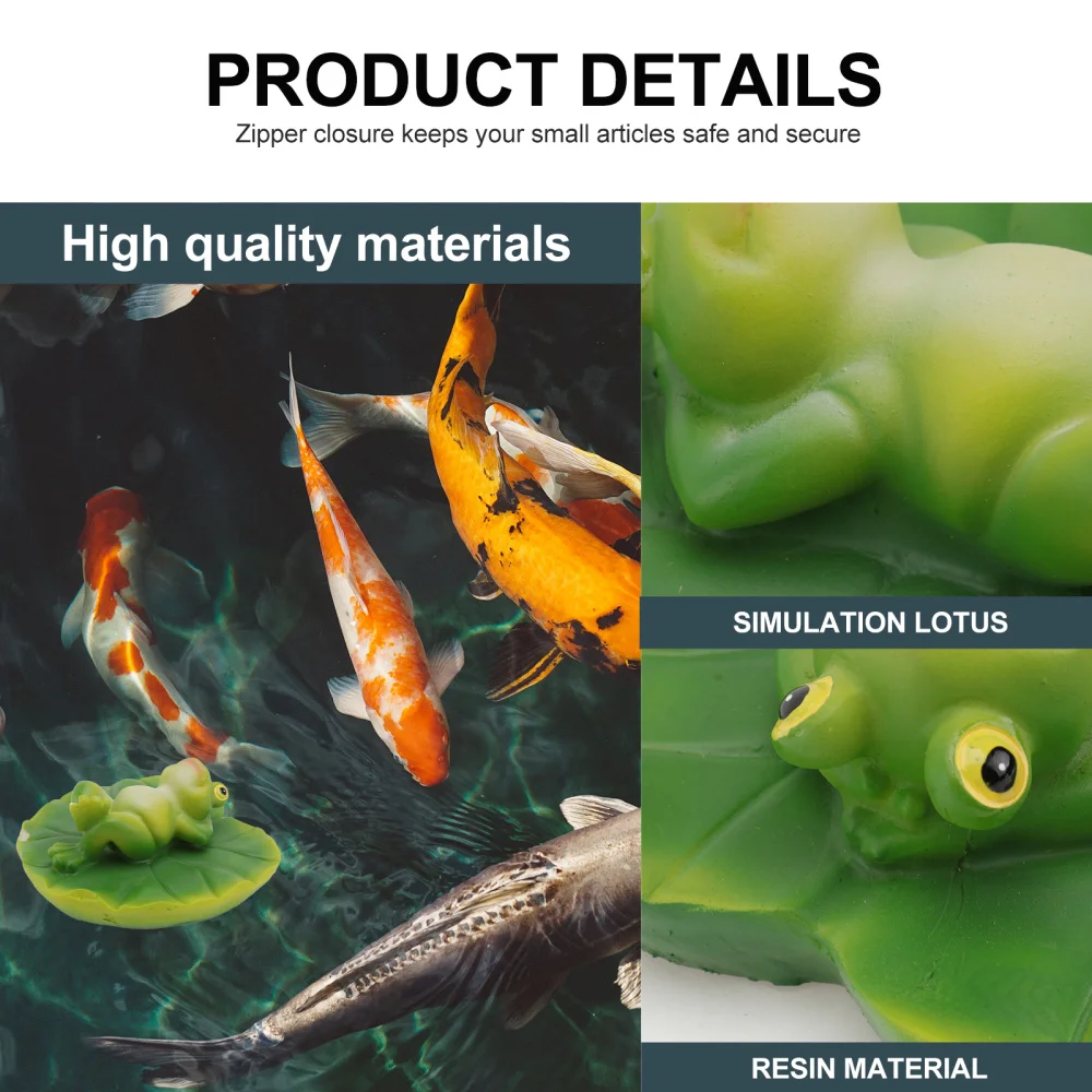 

1pc Exquisite Fish Tank Ornament Simulation Lotus Leaf Aquarium Decoration