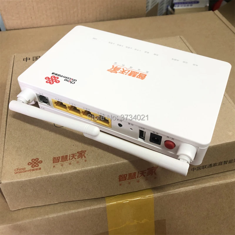 Бесплатная доставка новая модель ZTE GPON ONU F677 2 4 GWifi + 3FE 1GE 1 голос 1USB английская