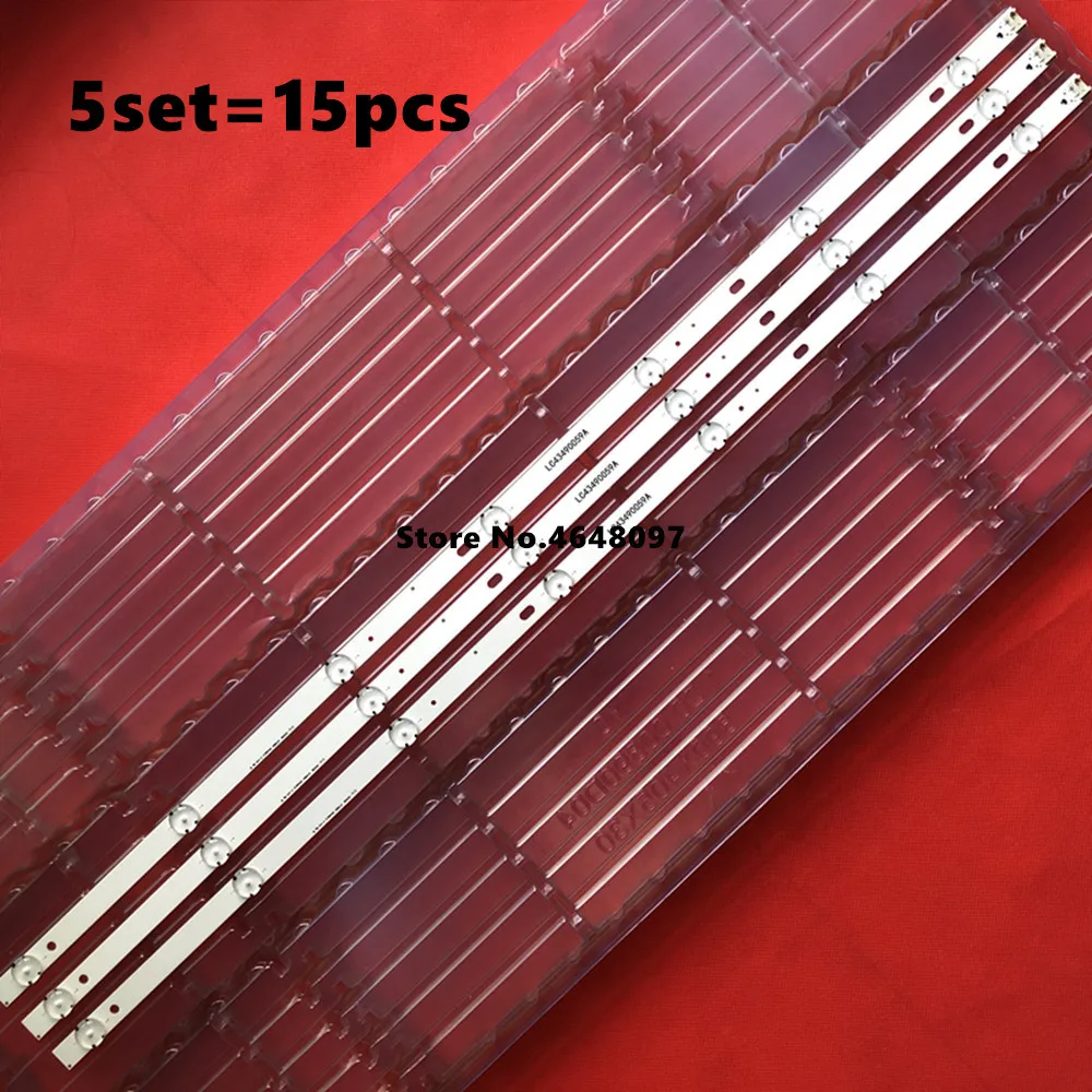 

Светодиодная лента для подсветки LG 43LJ5500 43LJ5550 43LJ551C 43LK5700 43LK5750 43LK571C 43lj5500 43lj5550 43uj6300 43lj551c, 30 светодиодный т.