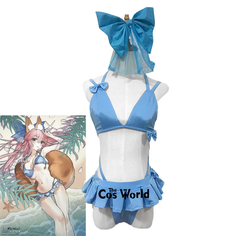 

Fate Extella Link Caster tammo no Mae B2 Купальник бикини купальный костюм Sukumizu наряд Аниме игры настроить костюмы для косплея