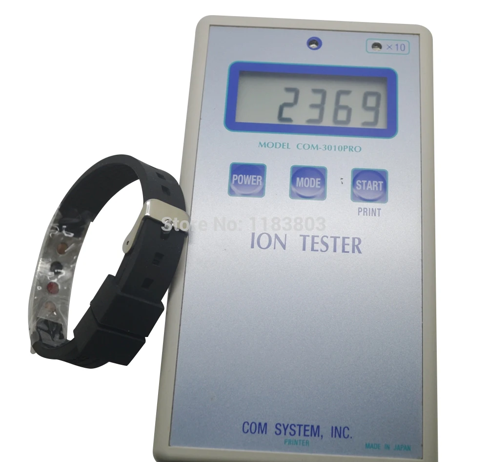 Умный умный Браслет Ionics 2000 ионов с измерением мощности видео 5 шт.|bracelet