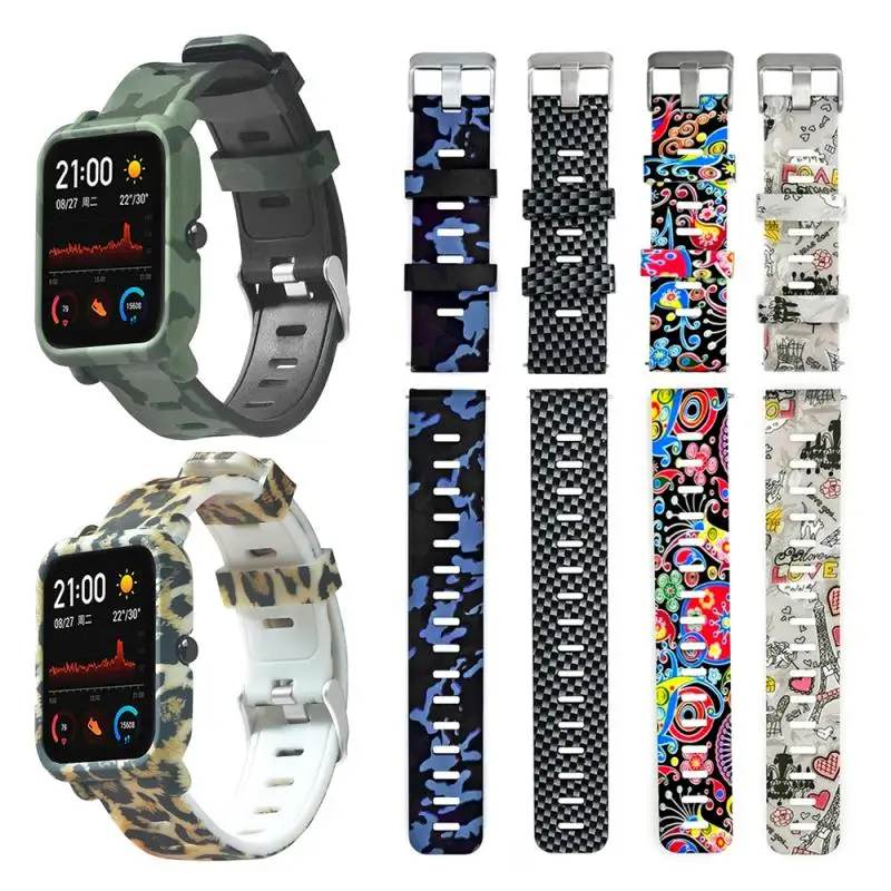 Ремешок для Huami Amazfit GTS 2 в 1 2020 ремешок умных часов защитный чехол ПК защитная рамка